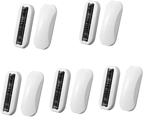 Vista 30 de Paquete de 2 barredoras de migas de mano, cepillo ergonómico para limpieza de mesa, sofá, suelo y cama, material ABS multifuncional, 7.87 x 3.26 x