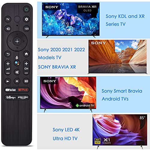 Replacement Sony Smart Tv Voice Remote Control,Koomoer Remote Comptible With Rmf-Tx800U,For Sony A80K X80K X95K X90K X85K Series Smart Tvs (2022), With Youtube, Neftlix #TOP1