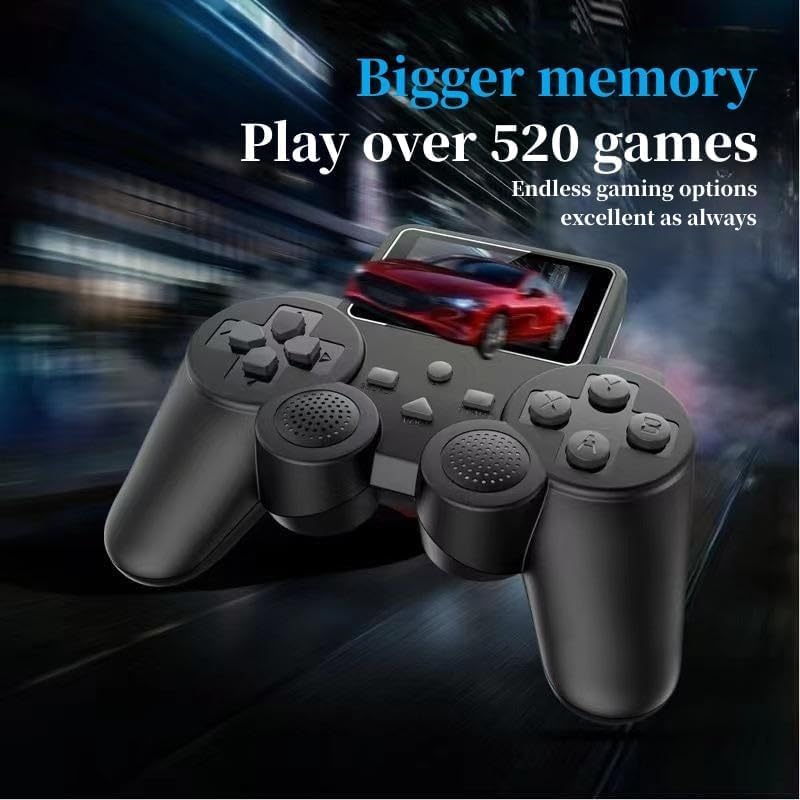CHG S10 gamepad HD Handheld Video Game Console, Rechargeable 8 Bit Classic, Retro Mini Game with 520 in 1 Classic Game, TV Compatible, Video Games for Kids/Boys/Girls/Unisex Children/Adults 5 51P+lBRblsL