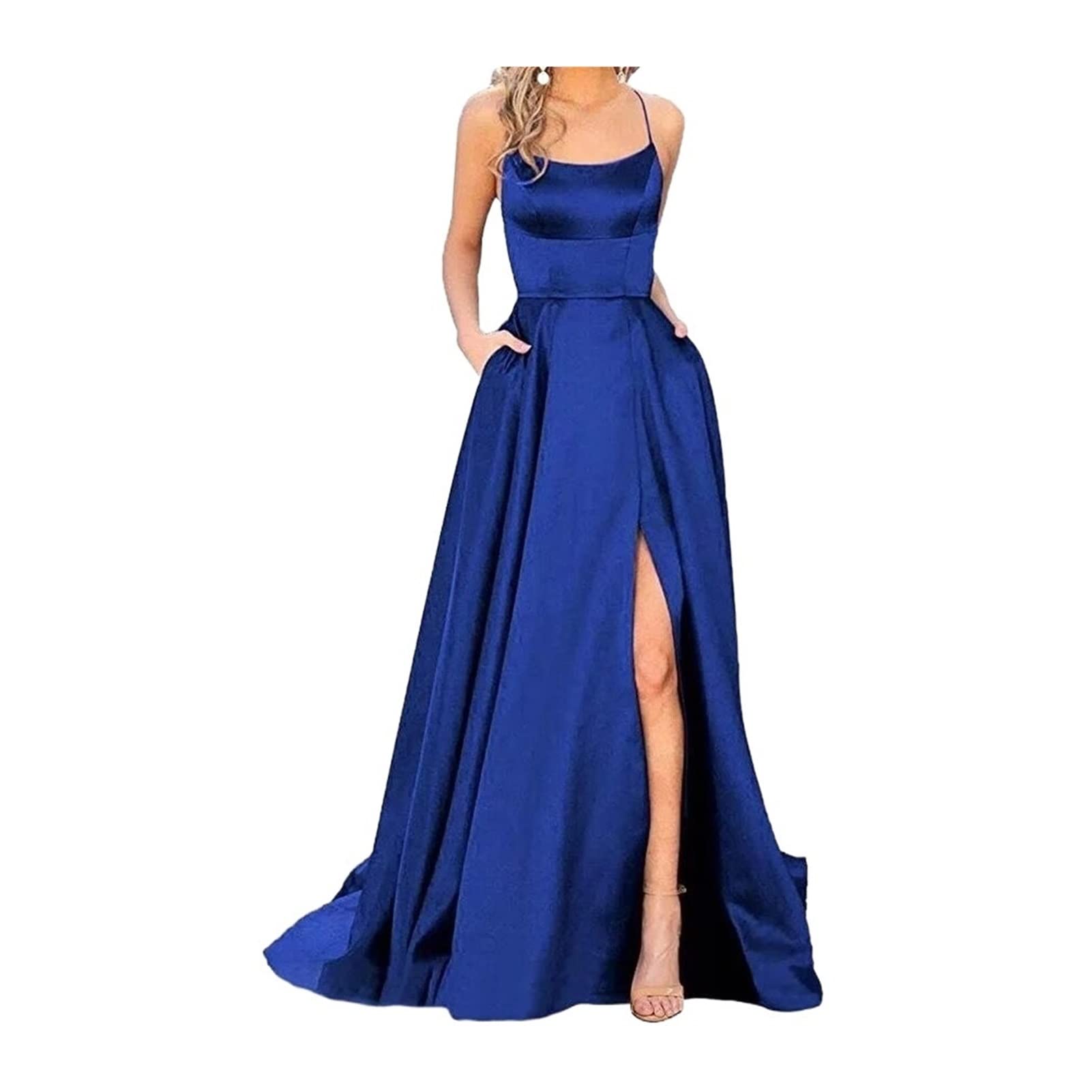 macys blue satin dress Macy's | Dresses | Macys Evening Dress
