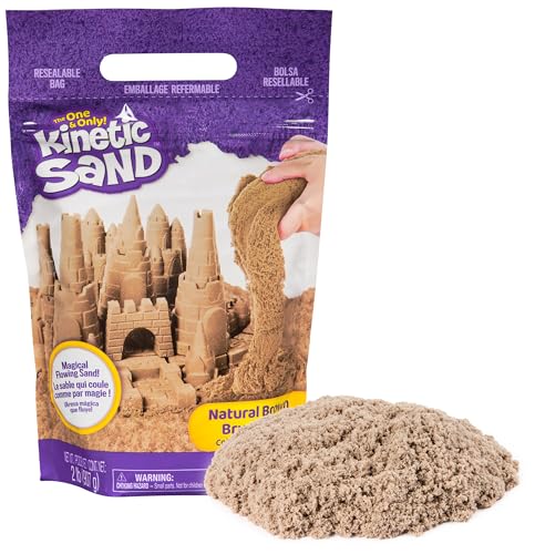 Kinetic Sand - Brauner Sand im Beutel, 907 g, original magischer Sand aus...