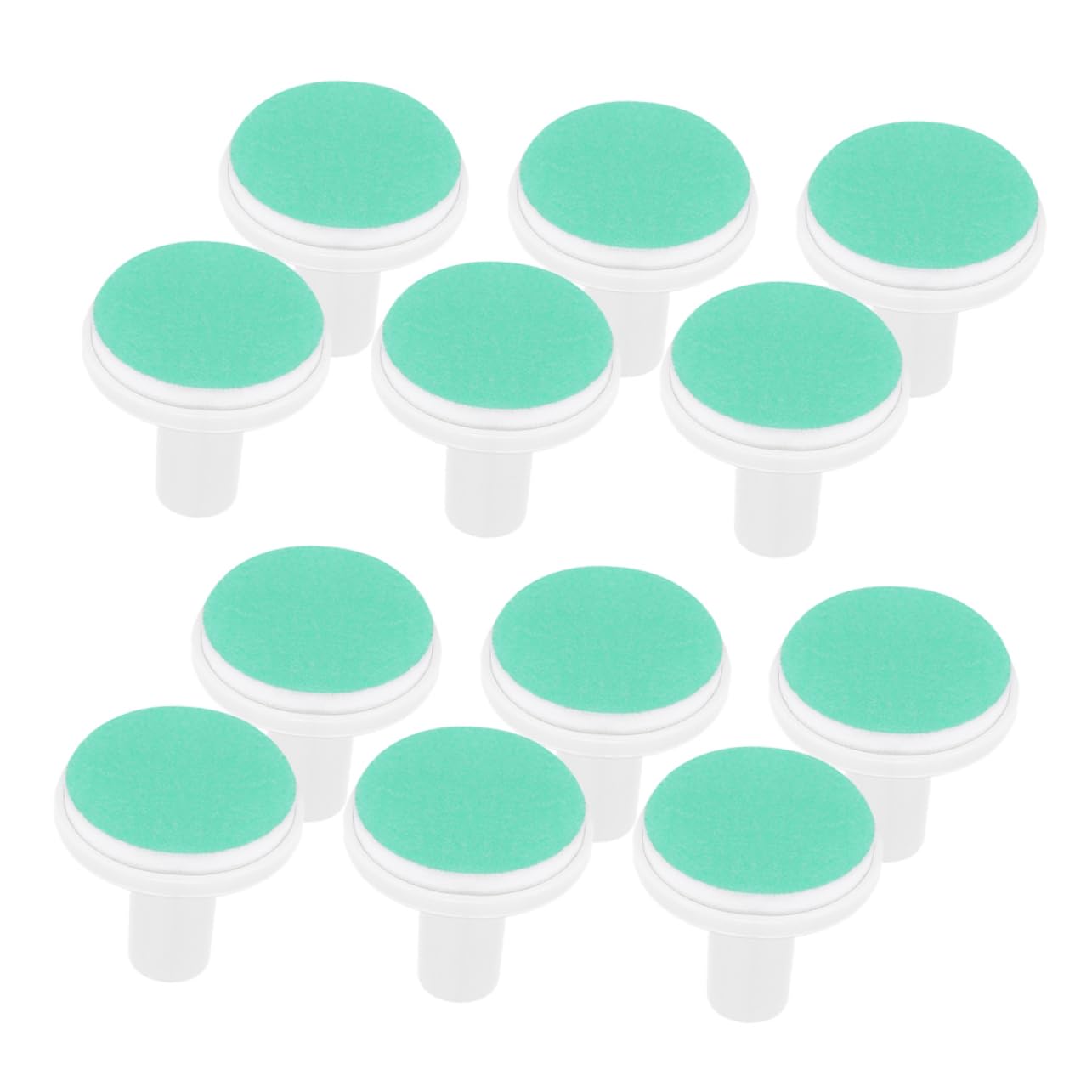 VALICLUD 12 Pcs Electric Nail Trimmer Replacement Pads Gentle Nail Care Sandpaper Heads for Boy Girl and Portable Design for Easy The Go Grooming Safe Comfortable Use