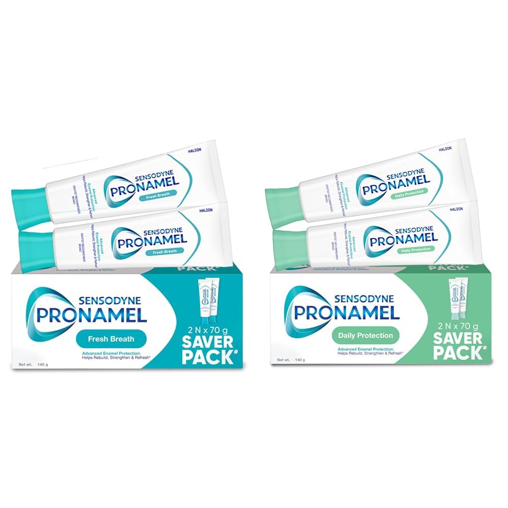 Sensodyne Pronamel Enamel Protection Toothpaste 140g (2 x 70g) Combo Pack | Tooth paste for Cavity Protection, Fresh Breath & Pronamel Enamel Protection Toothpaste 140g (2x70g) Combo Pack-image-42