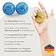 2x DBT Skills Igelball | Magnetischer Hochstress Akupressurball | Tiefblau | 47mm Durchmesser | zum Stressabbau oder zur Massage, gegen Anspannung und für mehr Beweglichkeit und Konzentration