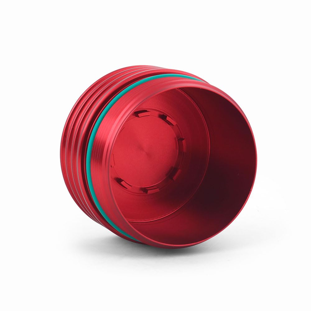 Tappo Serbatoio Coperchio Adatto per Bmw N20 N26 Coperchio filtro olio Alloggiamento in lega di alluminio N51 N52-N55 Parte modifica auto rossa(Red)