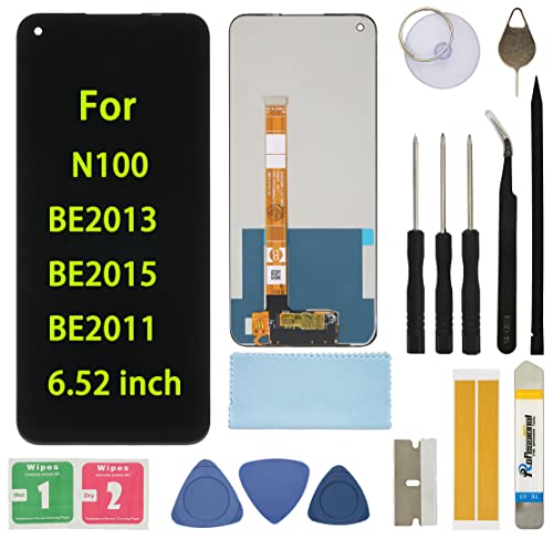 Screen Replacement for 1+ OnePlus Nord N100 BE2013 BE2015 BE2011 6.52 inch Assembly LCD Display Touch Screen Digitizer with Tools N100