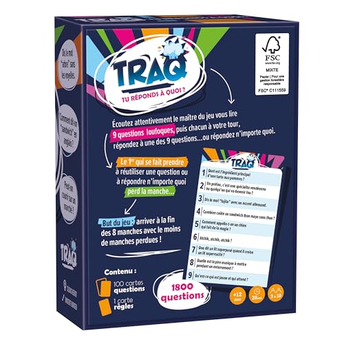 Jeu d’ambiance Ludilight Traq Tu Réponds à Quoi? - vue 10