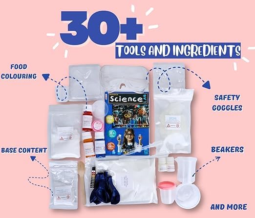 Image of FUN NATION Science Experiment Kit for Kids 7-14 Years, 155+ STEM Experiments Science Kit, DIY Chemistry & Physics Science Projects, Educational Activity Kit, Birthday and Return Gift for Boys & Girls