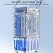 YZWZZXC Portable Air Conditioners, Cooler for Room, Wind from All Directions, 40L/9bal Water Tank, 3 Speeds, for Shop, Factory, Garage