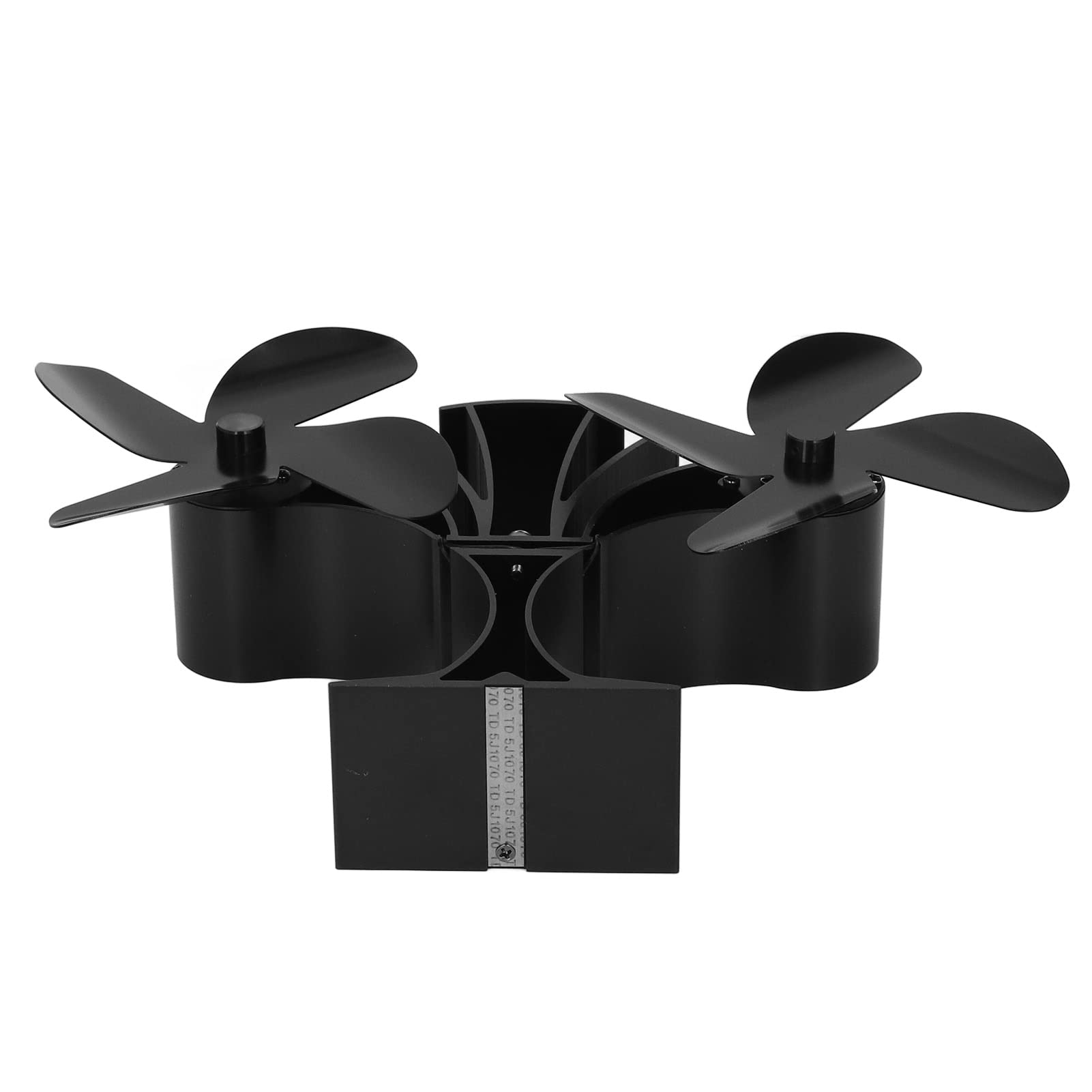 mingzhe Ventilatore Non Elettrico Alimentato a Calore Design Ecologico per Stufe e Caminetti a Legna 8 Pale in Metallo 1 unità