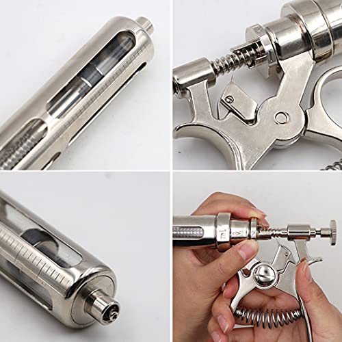 Rinderspritzenpistole, 30/50 cc, genaue automatische Dosierung, Edelstahl, unsteril, 1 Stück