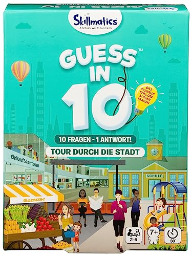 Guess in 10 - Ratespiel Tour durch die Stadt - Mit 10 Fragen zur Antwort (deutsche Ausgabe) Guess in 10 - Ratespiel Tour durch die Stadt - Mit 10 Fragen zur Antwort (deutsche Ausgabe)