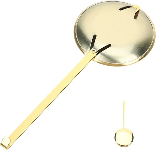 DECHOUS Muelle oscilante del reloj del cuarzo del péndulo del metal del oro del alto brillo para el reloj de