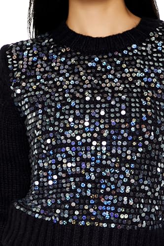 Forever 21 Women's Iridescent Sequin Sweater3