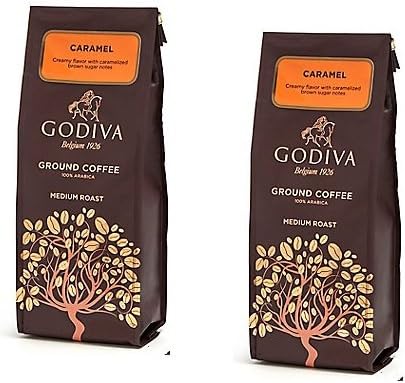 Amazon 海外直送品 ゴディバ Godiva フレーバーコーヒー キャラメル 約284gx2 Godiva コーヒー豆 通販