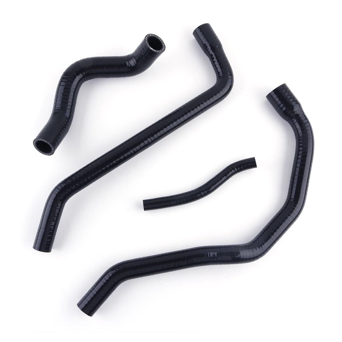 Compatibile con Triumph 955I SPEED TRIPLE 2002-2006 Daytona 2004-2006 Kit tubo refrigerante in silicone ad alte prestazioni (nero)