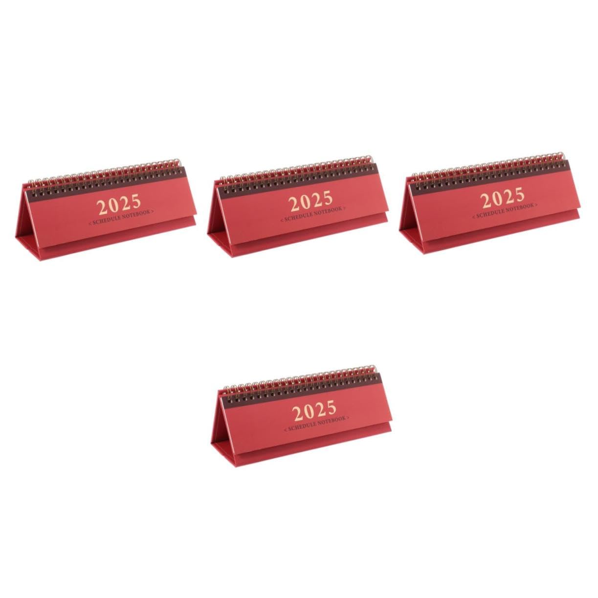 Housoutil 4 Pezzi Scrivania Orizzontale Mini Compatto per Ufficio e Aula Planner Elegante e Portatile per Organizzazione Quotidiana