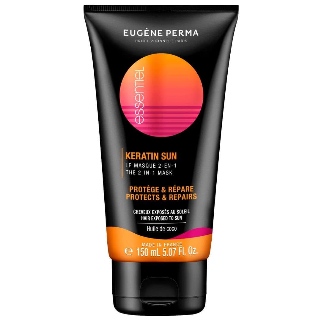 Masque 2-en-1 Essentiel Keratin Sun Eugène Perma 150ML pour Cheveux Dommagés en Plein Soleil