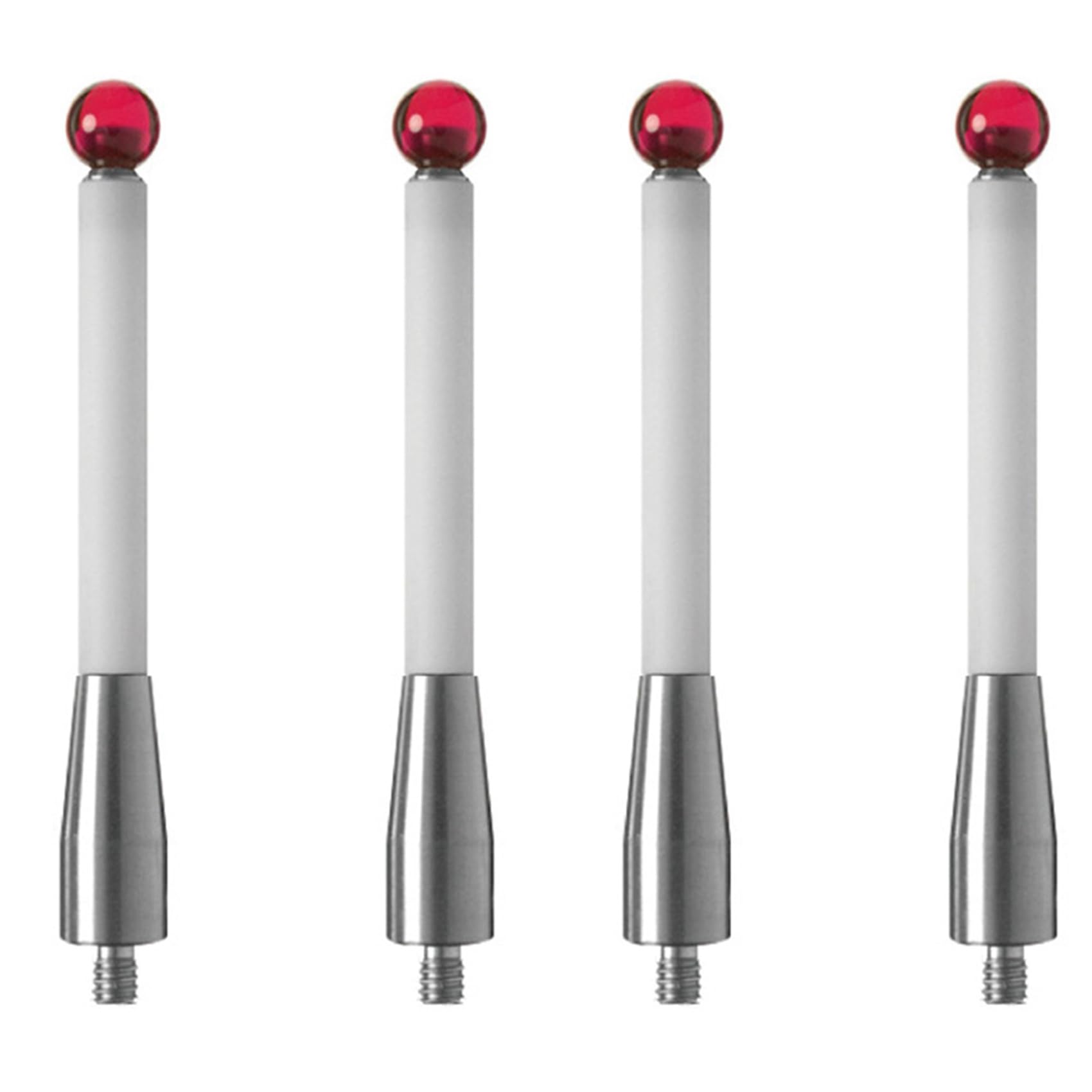 Jnchdghwa As Shown 4Pcs Cmm Probe Stylus 6Mm Ball Tip Cmm Contact Probes Ceramic Shafts Probe Testing Accessories For Renishaw A-5000-3709