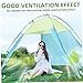 KDAMGOQE Beach Tent Sun Shelter Beach Tent Ventilated Beach ShadeEasy to Carry and Set up Beach Tent Canopy for Camping, Backyard, Picnic 83x91x63
