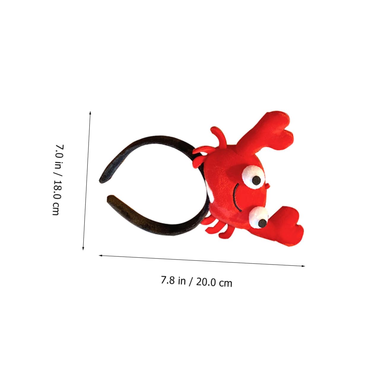 Healvian 2 pezzi Cerchietto per Capelli Granchio e Aragosta Leggeri e Creativi Accessori Acconciature Divertenti per Feste e Performance