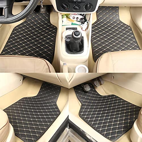 Tapis de sol Audi Q7 2015 2016 2017 2018 2019 cuir marron auto - 8