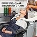 WINEDYOUNG Shampoo Chairs Reclining Shampoo Chairs for Salon Barber Chair Hair Stylist Chair Auto Recline Salon Chair Spa Beauty Equipment for Hair Stylists, Tattoo Artists, Cosmetologists