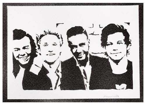 moreno-mata One Dir... Autentico Graffiti Hecho a Mano Handmade...