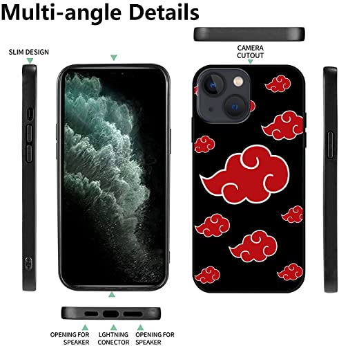 Japanese Anime Designed For Iphone 13 Case With Keychain, Anime Classic Characters Compatible With Iphone 13 Case 6.1 In, Soft Cover Shockproof Silicone For Boys Girls Anime Fans #TOP2