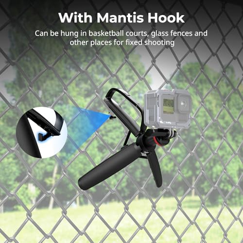 Image of SMALLRIG Portable Action Camera Tripod in Carabiner Shape, 6.5-13.6in Extendable Selfie Stick, Mini Table Tripod for GoPro Hero 13 /12 /11, for DJI Osmo Action 5 pro /4 /3, for Insta360 Ace Pro 2-5568