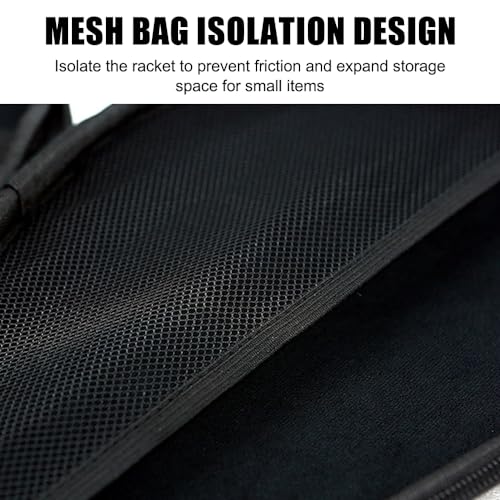 Funda para raqueta de tenis de mesa rígida impermeable con cremallera MiOYOOW para ping pong 6