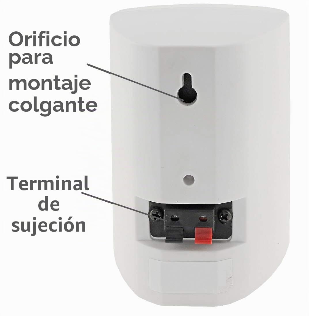 ChiliTec - Altavoces (2 vías, 40 W, 8 ohmios), Color Blanco
