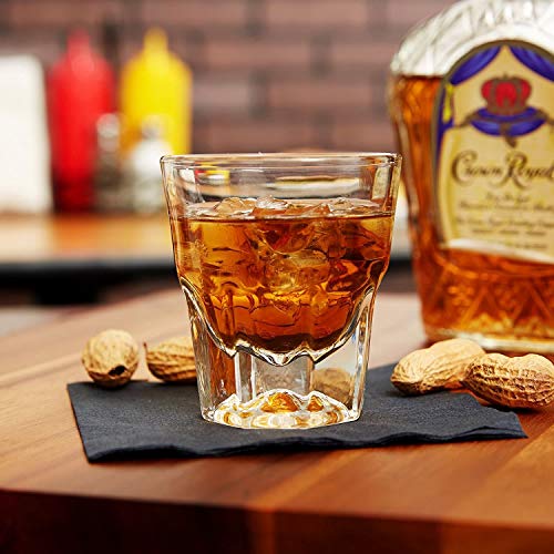 Set of 6 Libbey 15248 Gibraltar DuraTuff 4.5 oz Small Rocks/Shot Glass w/Signature