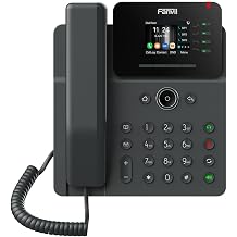 Fanvil V61W VoIP Phone, Wi-Fi 6, 4 SIP Lines, 2.4-Inch Color Display, Dual Gigabit PoE, Power Adapter Not Included