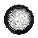 rhinestone 666  Nagel Kunst Strasssteine Nail Tips Diamant für Nail Art, Glitter Muschel Sand Deko Strass UV Gel Acryl Edelsteine 3D Nailart Rhinestones Nail Art