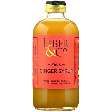 Liber & Co. Fiery Ginger Syrup: A Spirited Essence of Peruvian Heat