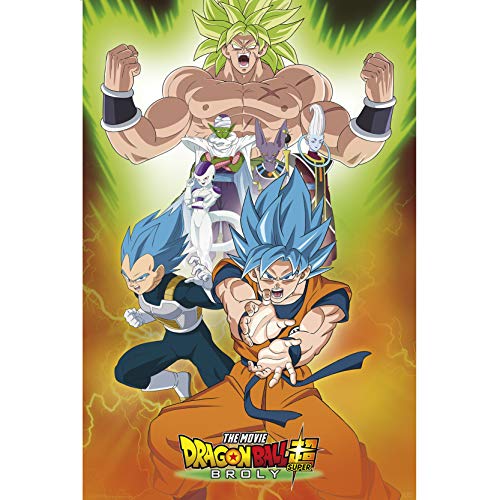 ABYSTYLE Poster Dragon Ball Broly - Groupe (91,5 x 61) Flat x200