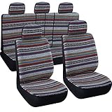 AutoJoy Baja Seat Covers,Stitching and Wear-Resistant Automative Protector for Car,SUV (Gray)