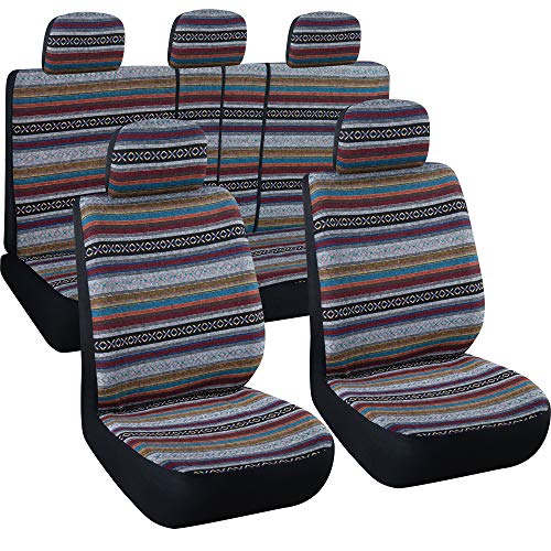 Autojoy Baja Seat Covers,Stitching and Wear-Resistant Automative Protector for Car,SUV (Gray)
