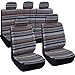 AutoJoy Baja Seat Covers,Stitching and Wear-Resistant Automative Protector for Car,SUV (Gray)