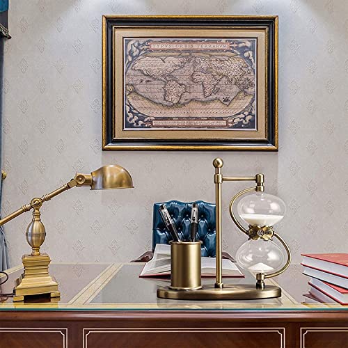 Reloj de arena antiguo, reloj de arena giratorio de 360°, temporizador decorativo para el hogar y la oficina, opciones de temporizador de 15 a 60 minutos, regalo único para coleccionistas