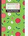 Produktbild Composition Notebook: Red Apples and Floral College Ruled Notebook for Girls, Kids, School, Students and Teachers