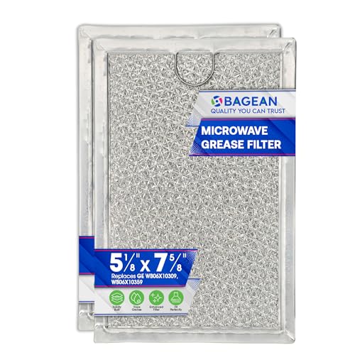 Microwave Filter Replacement 7.64” x 5.12” for GE WB06X10309 WB06X10359...