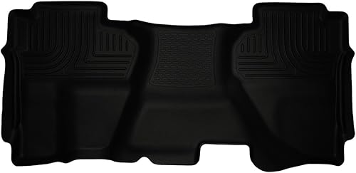 Husky Liners Weatherbeater Alfombrillas para suelo | Compatible con Chevrolet Silverado y GMC Sierra 1500, 2500, 3500 Extended CAB Only (cobertura