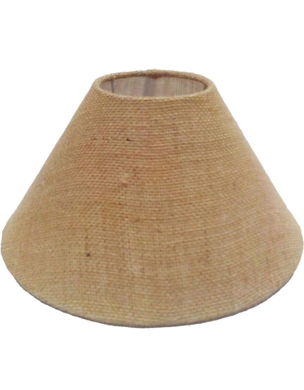 Amir handicrafts "Table Jute Lamp Shade - Round 10-Inch Sand Brown Lamp Shade for Table Lamps, Single Pack of One Elegant Natural Fiber Shade, Perfect for Rustic and Modern Home Décor"