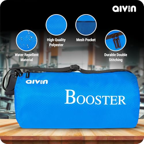 Image of Aivin Booster Multipurpose Gym Bag | Gym Bags | Adjustable Shoulder Bag for Men |Duffle Gym Bags for Men | Fitness Bag | Carry Bags | Sports & Travel Bag | Sports Kit | Duffle Bags Travel