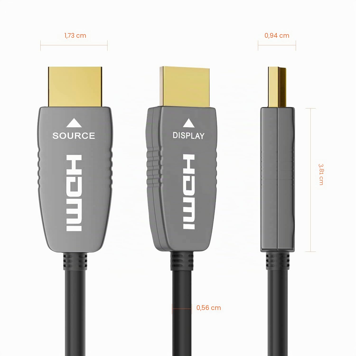 RUIPRO 8K HDMI Glasfaserkabel 2.1 15m, 48Gbps, 8K@60Hz, 4K@120Hz, Dynamic HDR, eARC, HDCP 2.2/2.3, kompatibel mit RTX 4090/4080, PS5, Xbox Series X/S, LG/Samsung/Sony TV, Beamer, AVR