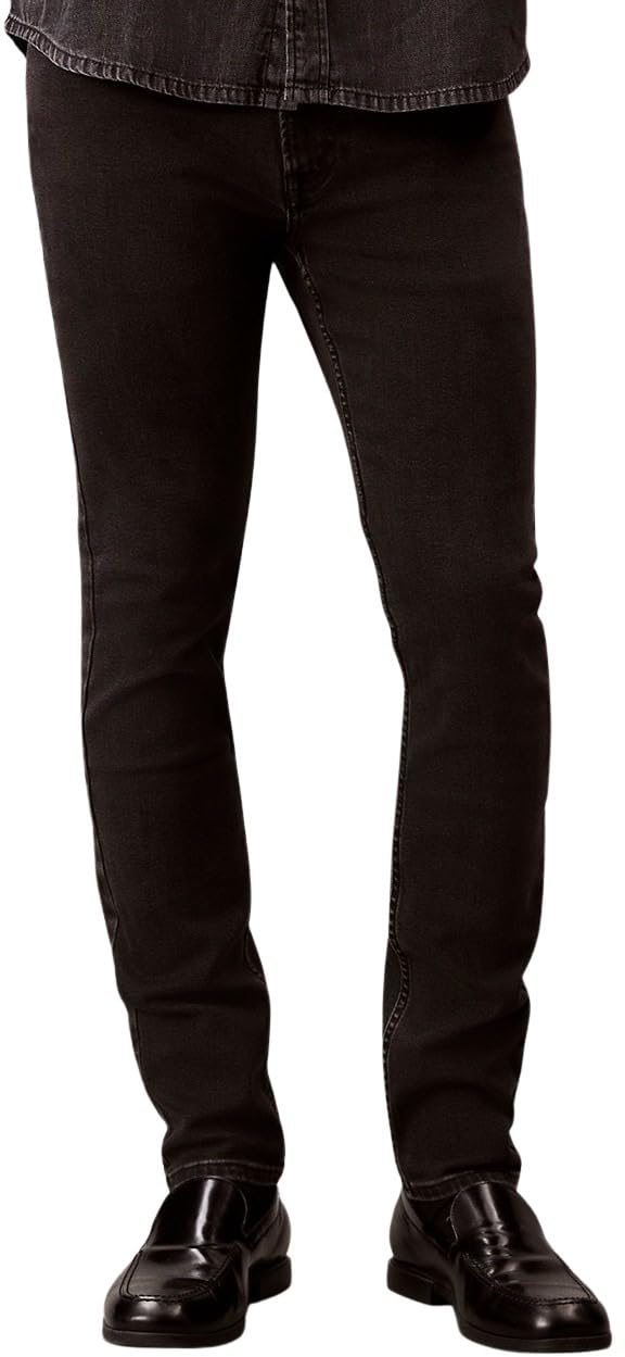 Calvin Klein Herren Jeans Hose Essential Black Skinny Fit