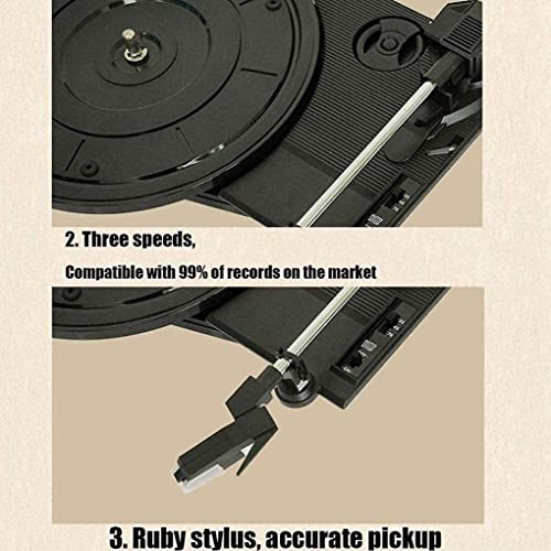 Tourne-Disque rétro, disques Vinyle Portables phonographe rétro Vintage avec Haut-parleurs stéréo intégrés, Tourne… - Les Beatles, Paul McCartney, John Lennon, RIngo Starr, George Harrison Tourne-Disque rétro, disques Vinyle Portables phonographe rétro Vintage avec Haut-parleurs stéréo intégrés, Tourne… – Image 3