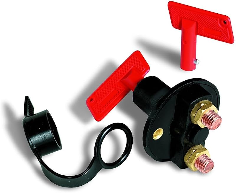 Chave geral corta-corrente de bateria WirthCo 20314 à prova d’água – 12 V/24 V
